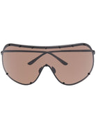 RICK OWENS MASK Stainless Steel Sunglasses - André Opticas